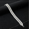 Bangles Bridal Wedding Jewelry New Sale Luxury Rhinestone Crystal Bracelets For Women Fashion Silver Bracelets